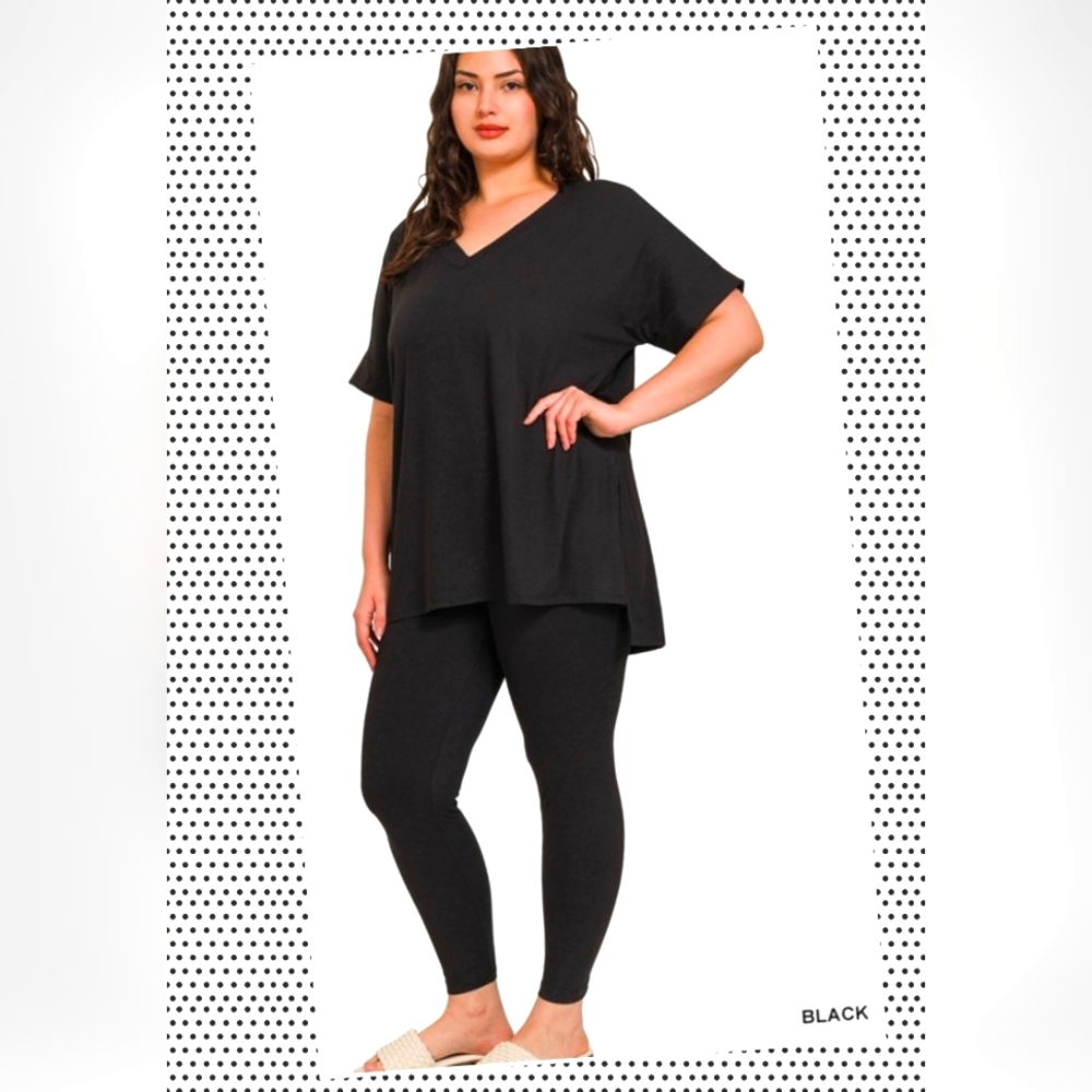 Zenana 2 Piece Set- Black